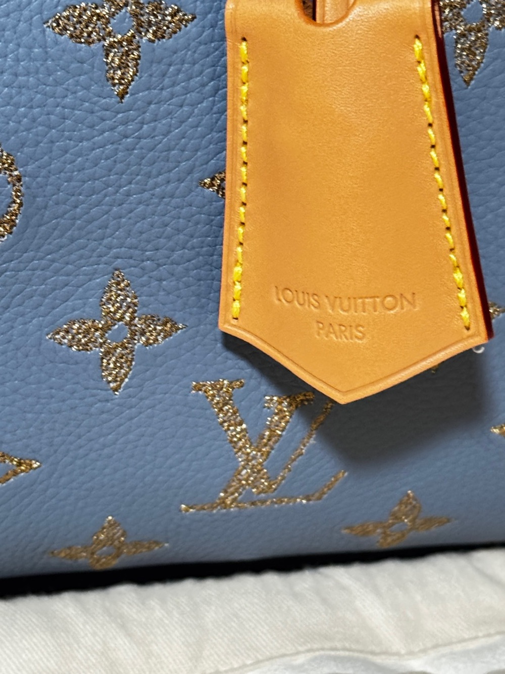 Louis Vuitton Light Blue Monogram Speedy 40 P9 Limited Edition NIB - Picture 11 of 15